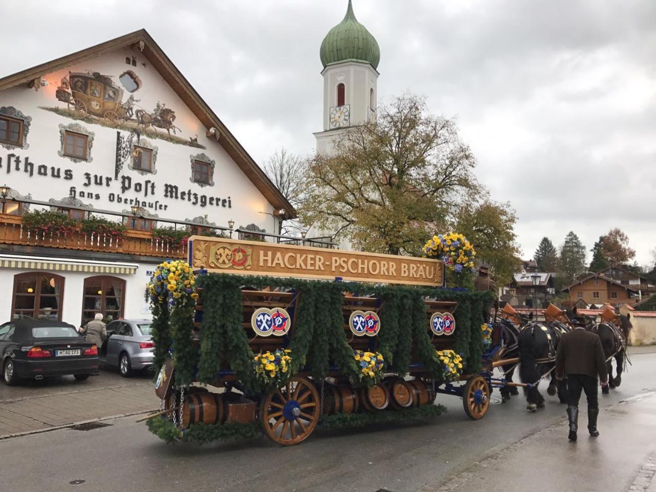 Metzgerei Gasthof Oberhauser - Hotel Zur Post Egling Extérieur photo